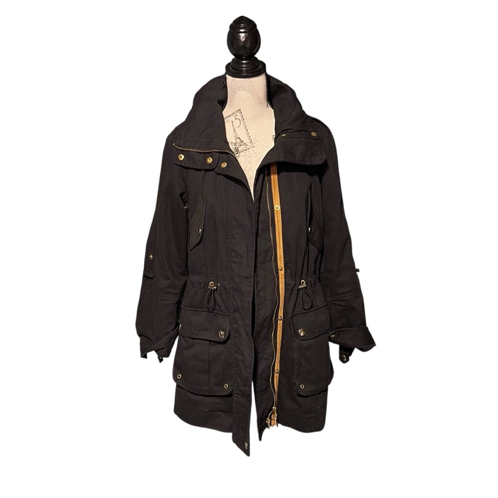 Vero Moda Black‎ Size M Fall Parka Utility Jacket - Picture 3 of 10